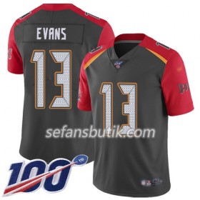 Tampa Bay Buccaneers Tröjor Mike Evans 13 Nike Grå 100th - Herr